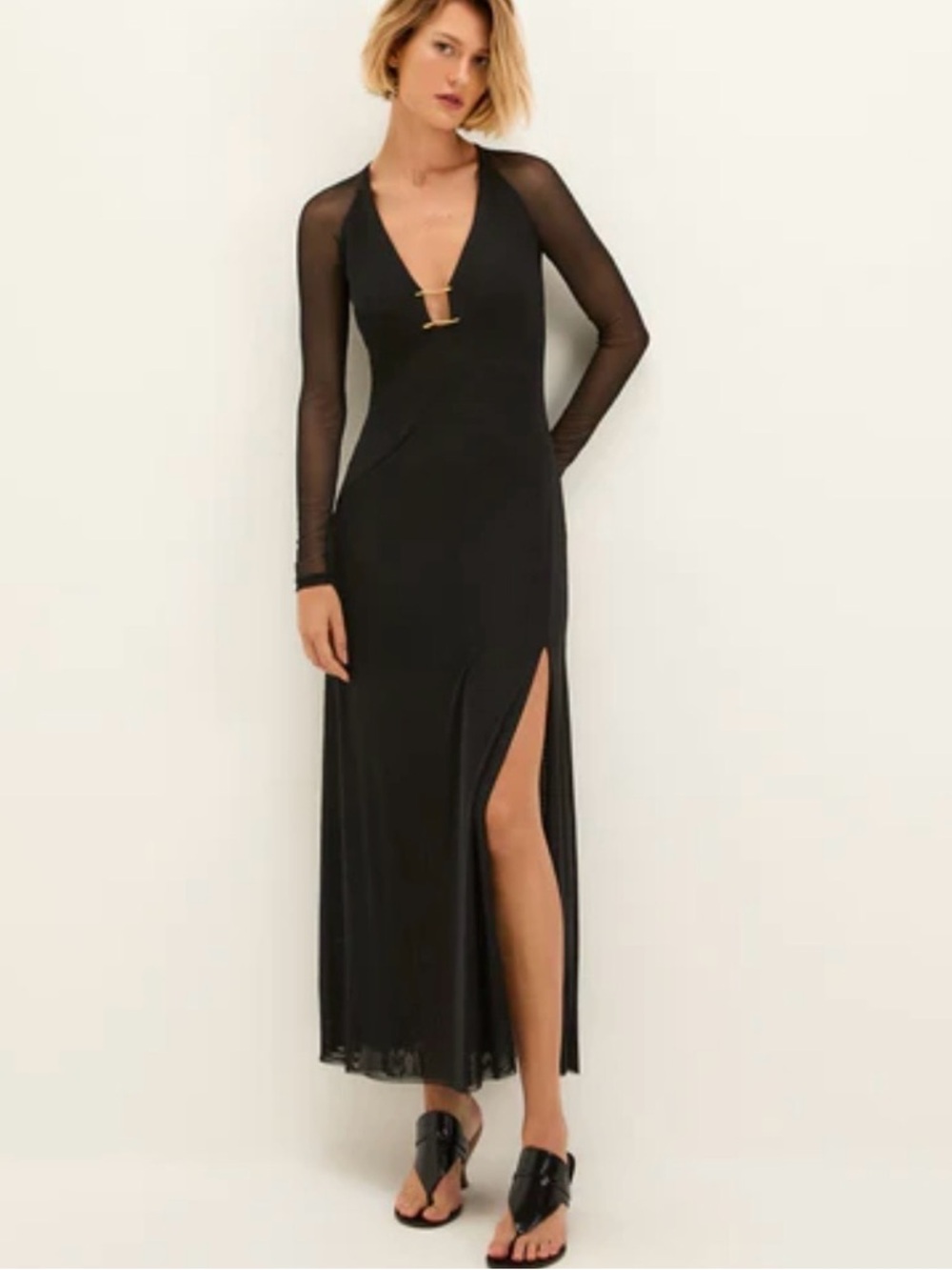 Caroline Constas black swimsuit cover up. New.